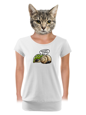 dámské tričko s lemem