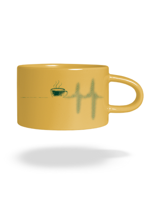 Coffee help hrnek makronka Yellow Macaron