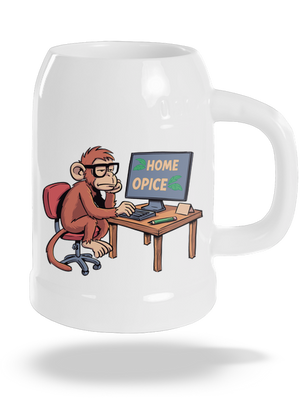 Home opice půllitr White