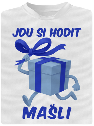 Jdu si hodit mašli dětské sportovní tričko White