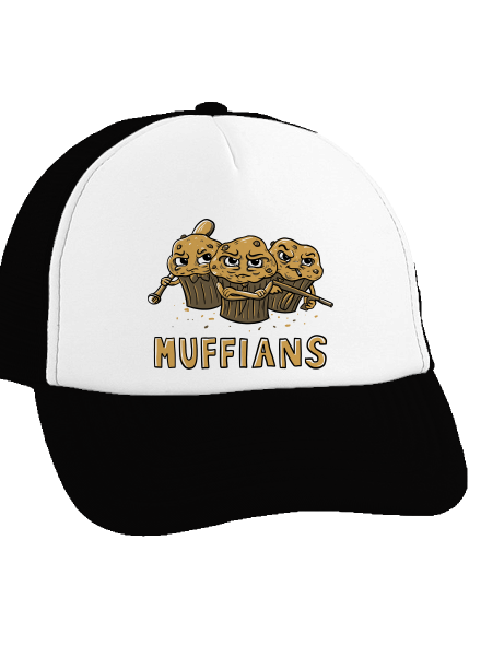 Muffians kšiltovka truckerka Black cap