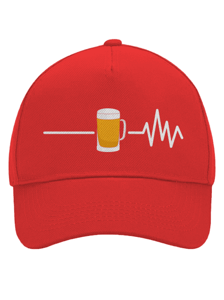 Beer help kšiltovka baseballka Classic Red
