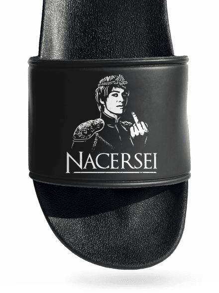 Nacersei pantofle Black