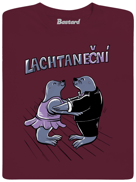 Lachtaneční dětské tričko Burgundy
