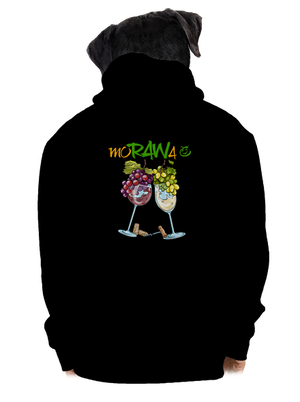 Morawa pánská mikina na zip Black