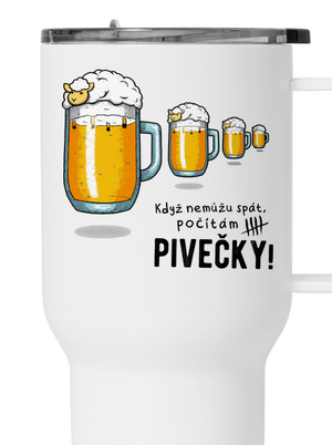 Pivečka termohrnek White