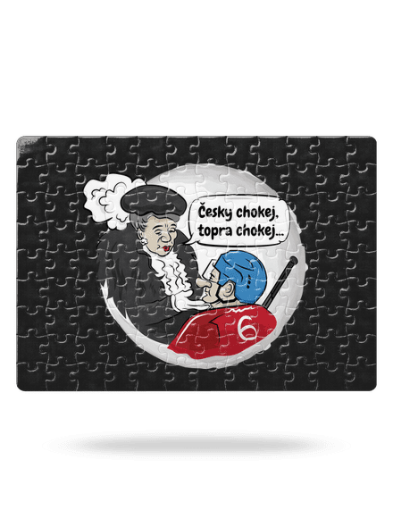 Český hokej puzzle White