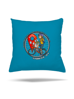 Cyklistický horoskop: Panna polštář Blue Turquoise