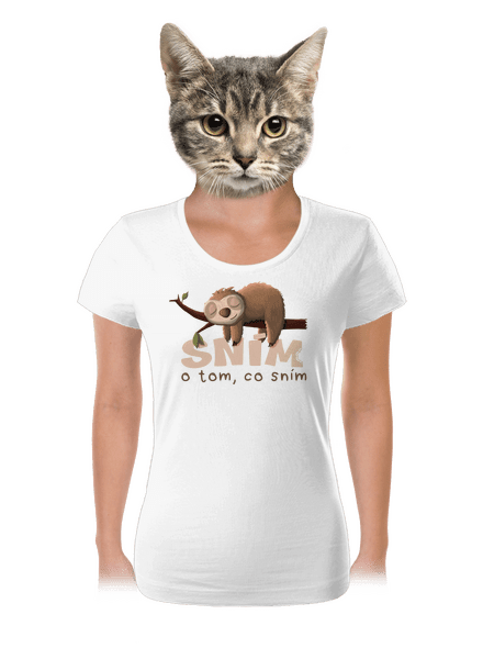 Sním o tom, co sním dámské tričko White