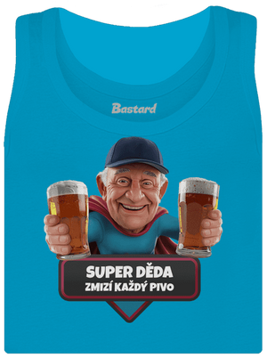 Super děda dámské tílko klasické Blue Atol