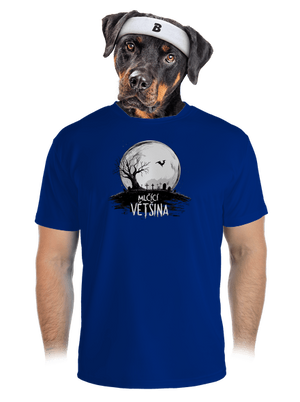 Mlčící většina pánské sportovní tričko Royal Blue Mal