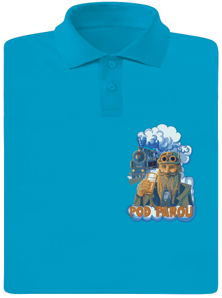 Pod parou pánská polokošile Blue Atol