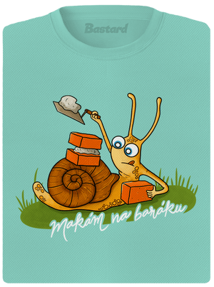 Makám na baráku dámské sportovní tričko Mint Mal