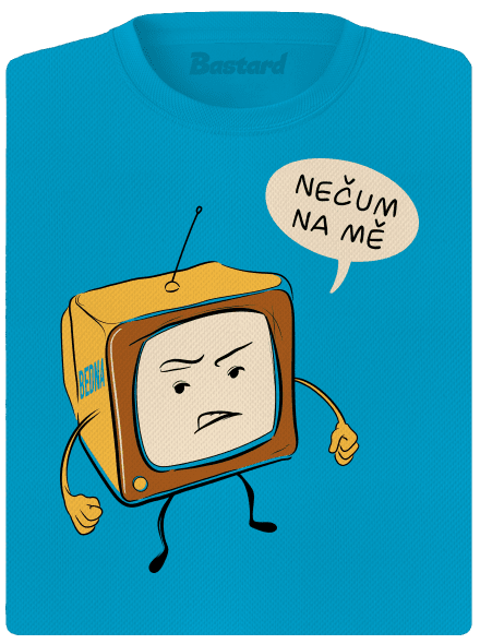 Nečum na mě dámské sportovní tričko Blue Atol