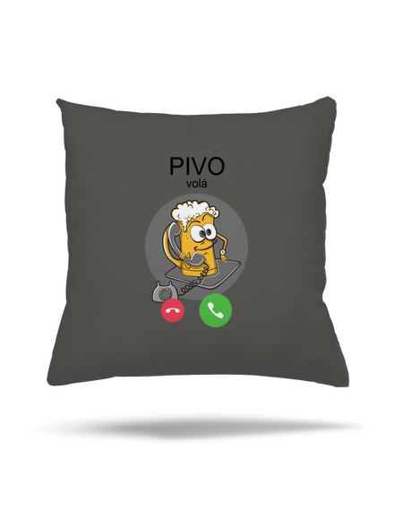 Pivo volá polštář Gray Pol