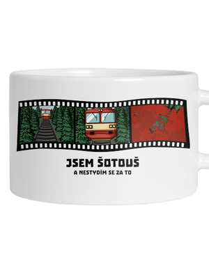 Jsem šotouš hrnek makronka White