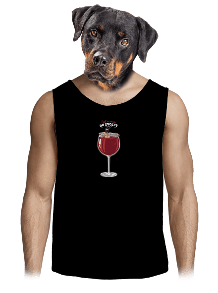 Do dvojky pánské tílko Black