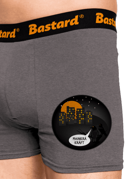 MainKráKráft boxerky Gray Melange