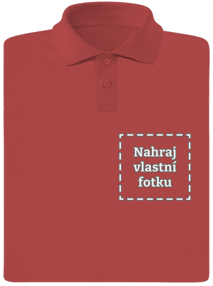 Vlastní potisk pánská polokošile Burgundy