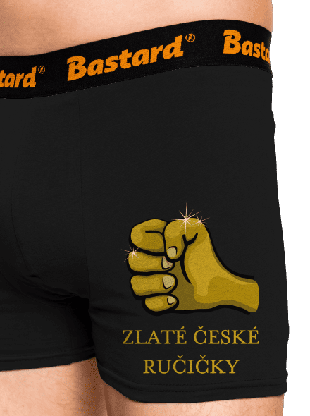 Ručičky boxerky Black