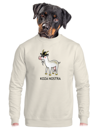 unisex mikina bez kapuce