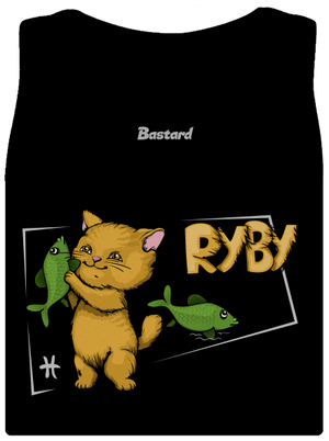 Kočičí horoskop: Ryby dámské tílko klasické Black