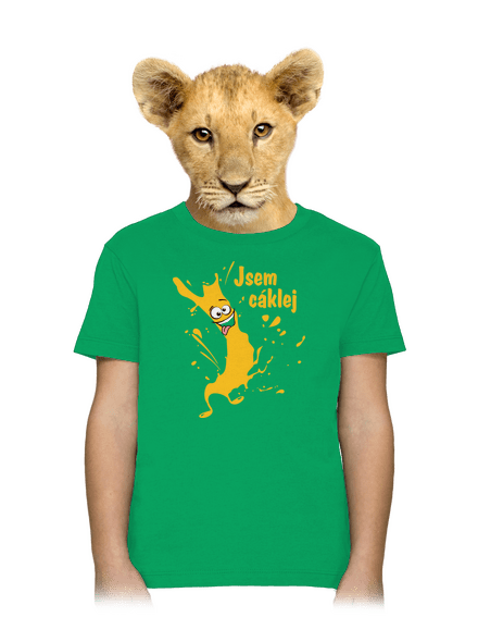 Cáklej dětské tričko Kelly Green