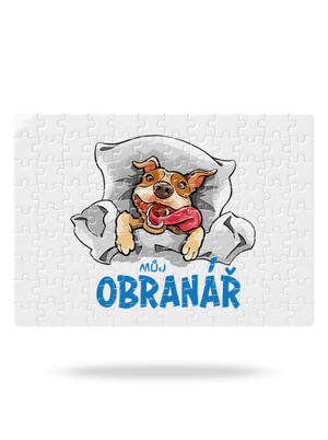 Můj obranář puzzle White