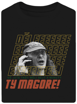 B18: Jiří Kára unisex tričko oversized Black