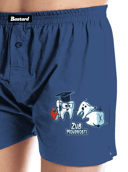 Zub moudrosti pánské trenky Blue