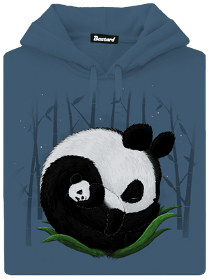 Dvě spící pandy dámská mikina klokanka Denim
