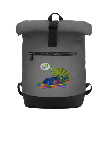 Zmatený chameleon batoh Grey Marl