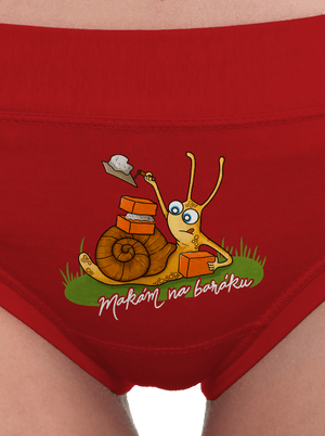 Makám na baráku dámské kalhotky Red Mal