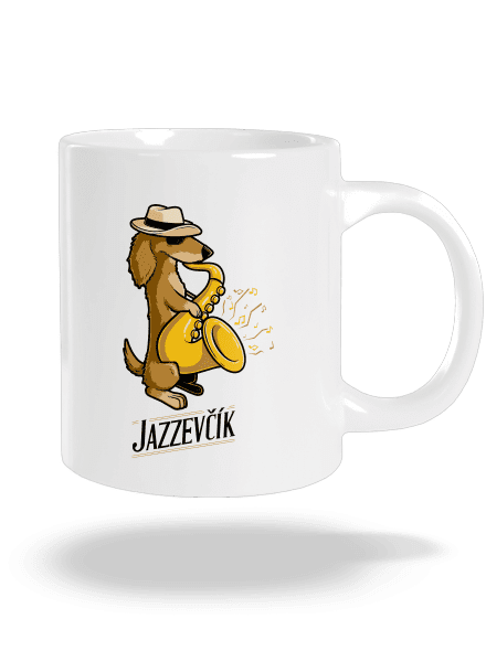 Jazzevčík velký hrnek White