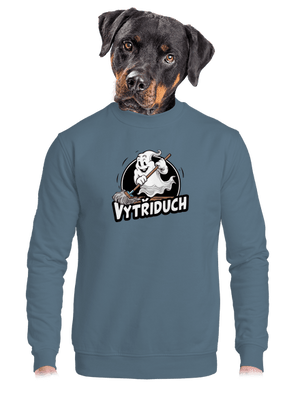 unisex mikina bez kapuce