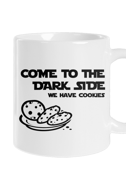 Come to the dark side klasický hrnek White