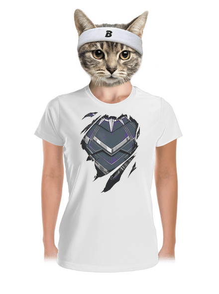 Panther inside dámské sportovní tričko White