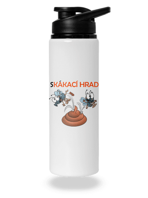 Skákací hrad lahev na vodu White