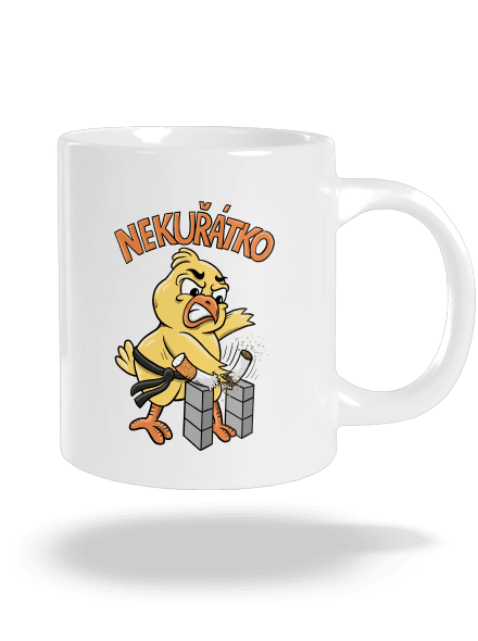 Nekuřátko velký hrnek White