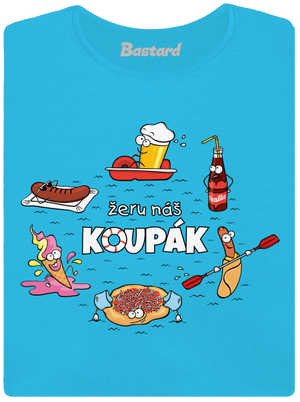 Český koupák dámské tričko Blue Atol