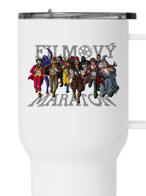 Filmový maraton termohrnek White