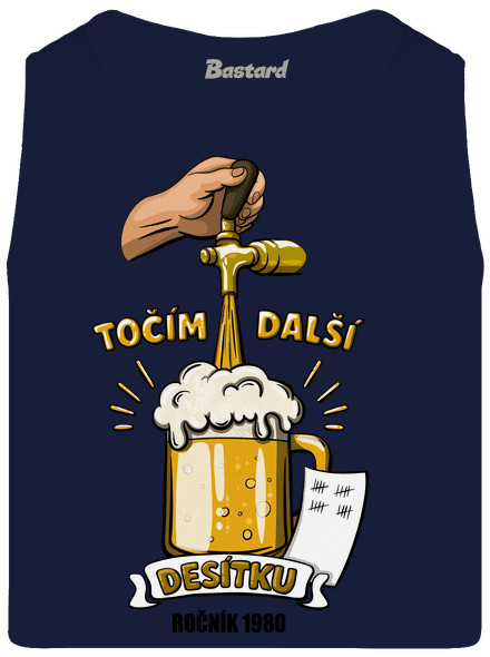 Točím další desítku pánské tílko French Navy
