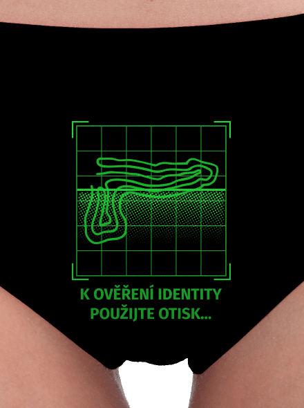 Identita dámské kalhotky Black