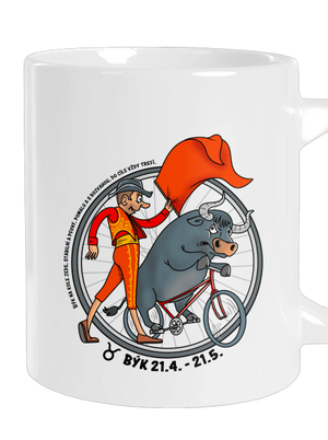 Cyklistický horoskop: Býk velký hrnek White