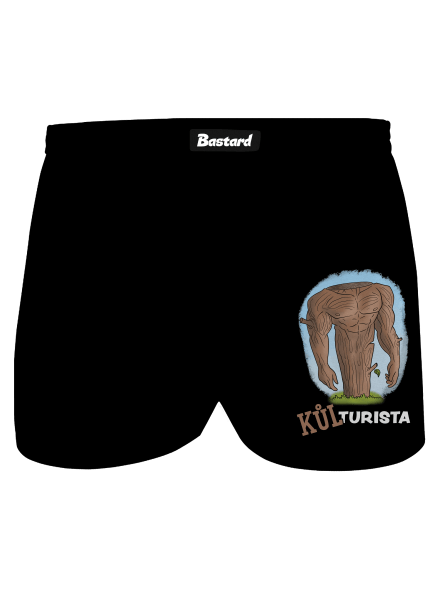 Kůlturista pánské trenky Black