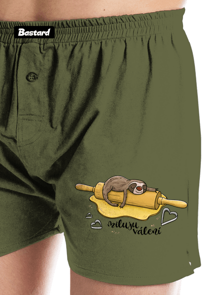 Miluju válení pánské trenky Khaki
