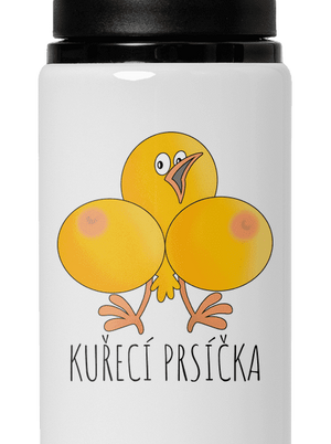 Kuřecí prsíčka lahev na vodu White