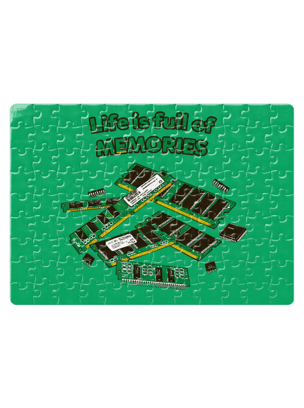 Uchováno v paměti puzzle White