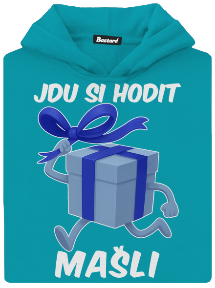 Jdu si hodit mašli dětská mikina klokanka Hawaiian Blue