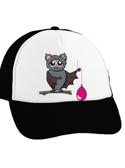 Netopýr kšiltovka truckerka Black cap